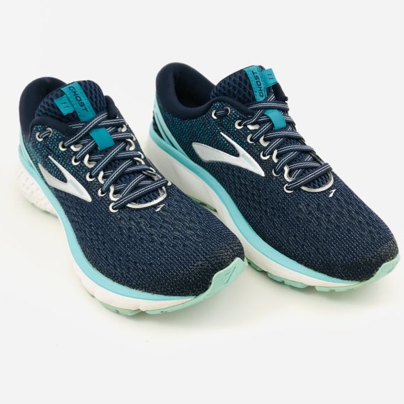 Womens Brooks Ghost 11 Running Shoes Sz 6.5 B Blue Teal in EXCELLENT Condition! - Picture 3 of 8